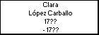 Clara López Carballo