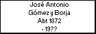 José Antonio Gómez y Borja