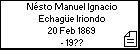 Nésto Manuel Ignacio Echagüe Iriondo