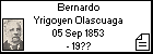 Bernardo Yrigoyen Olascuaga
