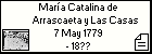 María Catalina de Arrascaeta y Las Casas
