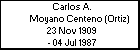 Carlos A. Moyano Centeno (Ortiz)