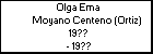 Olga Ema Moyano Centeno (Ortiz)