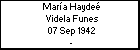 María Haydeé Videla Funes