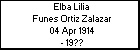 Elba Lilia Funes Ortiz Zalazar
