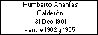 Humberto Ananías Calderón