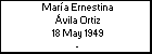 María Ernestina Ávila Ortiz