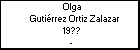 Olga Gutiérrez Ortiz Zalazar