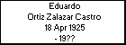 Eduardo Ortiz Zalazar Castro