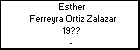 Esther Ferreyra Ortiz Zalazar