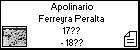Apolinario Ferreyra Peralta
