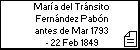 María del Tránsito Fernández Pabón