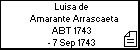 Luisa de Amarante Arrascaeta