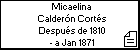 Micaelina Calderón Cortés