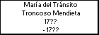 María del Tránsito Troncoso Mendieta