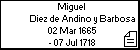 Miguel Diez de Andino y Barbosa