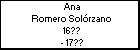 Ana Romero Solórzano