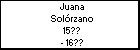 Juana Solórzano