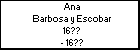 Ana Barbosa y Escobar