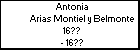Antonia Arias Montiel y Belmonte
