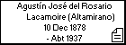 Agustín José del Rosario Lacamoire (Altamirano)
