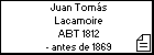 Juan Tomás Lacamoire