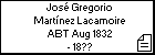 José Gregorio Martínez Lacamoire