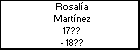 Rosalía Martínez