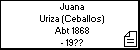 Juana Uriza (Ceballos)
