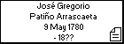 José Gregorio Patiño Arrascaeta