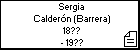 Sergia Calderón (Barrera)