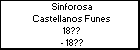 Sinforosa Castellanos Funes