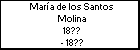 María de los Santos Molina
