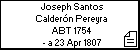 Joseph Santos Calderón Pereyra