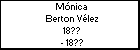 Mónica Berton Vélez