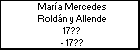 María Mercedes Roldán y Allende