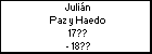 Julián Paz y Haedo
