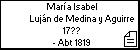 María Isabel Luján de Medina y Aguirre