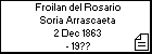 Froilan del Rosario Soria Arrascaeta