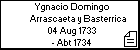 Ygnacio Domingo Arrascaeta y Basterrica
