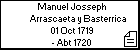 Manuel Josseph Arrascaeta y Basterrica