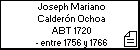 Joseph Mariano Calderón Ochoa
