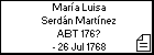 María Luisa Serdán Martínez