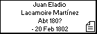 Juan Eladio Lacamoire Martínez