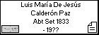 Luis María De Jesús Calderón Paz