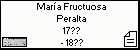 María Fructuosa Peralta
