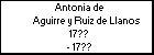 Antonia de Aguirre y Ruiz de Llanos