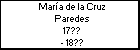 María de la Cruz Paredes