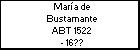 María de Bustamante