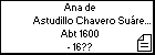 Ana de Astudillo Chavero Suárez Mexía